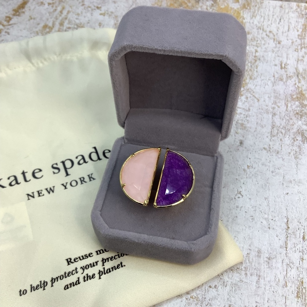 👍50%off Kate Spade Open Concept Art glass ring #428R